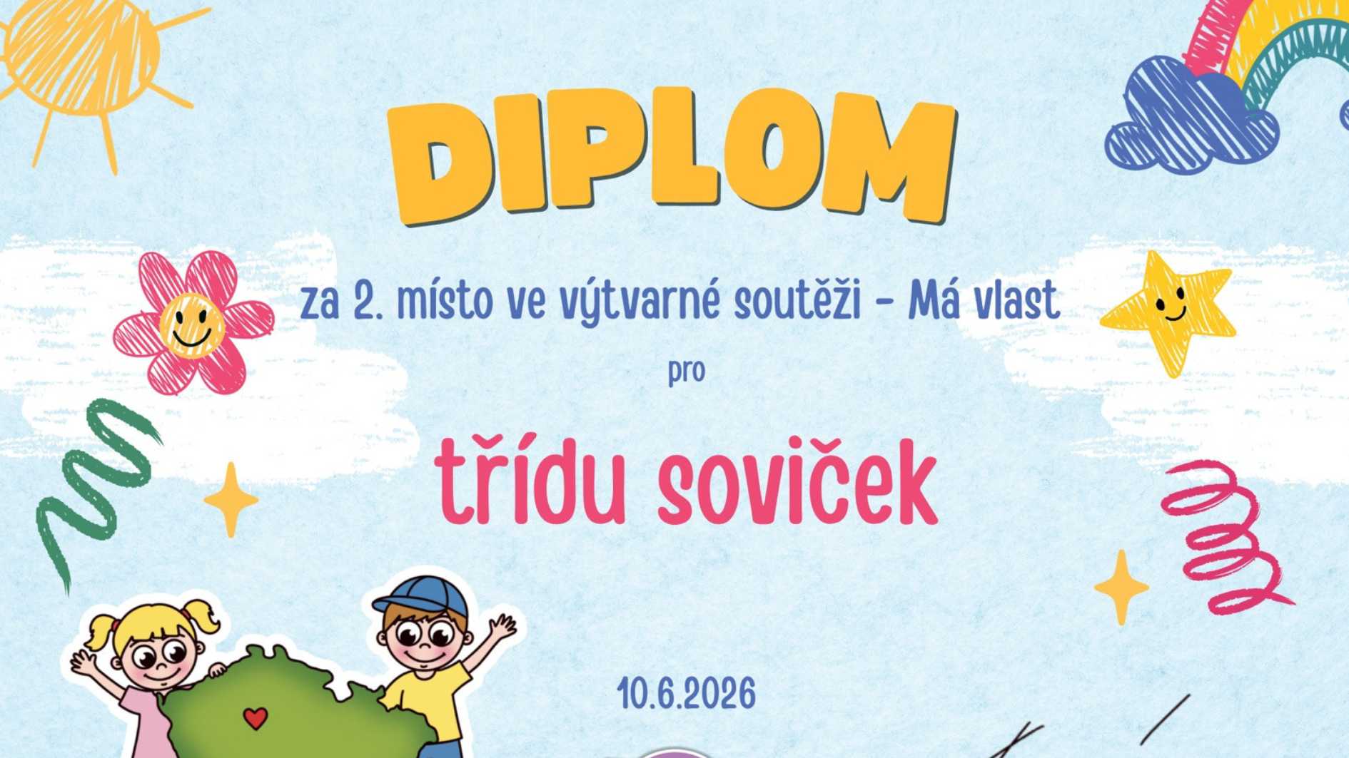 Výhra soviček ve výtvarné soutěži